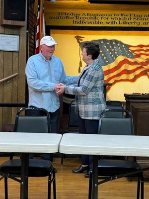 Ceremony for CA VVA Chapter 53 Vietnam veterans by members of the CA El Redondo Chapter NSDAR.